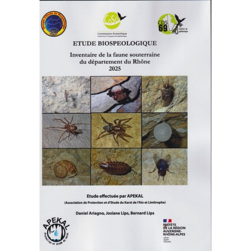 Etude Biospeologique : inventaire de la faune souterraine du département du Rhône 2025