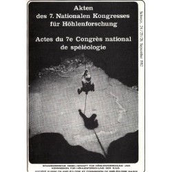 Actes du 7e Congrès national de spéléologie
