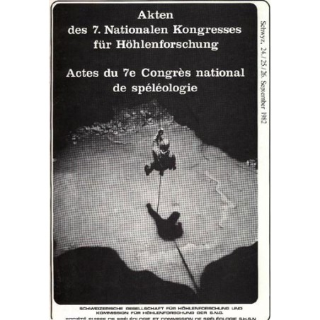 Actes du 7e Congrès national de spéléologie