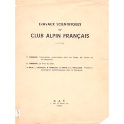 Travaux scientifiques du club alpin français - Alpes de Savoie et du Dauphiné