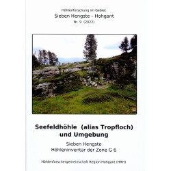Seefeldhöhle (alias Tropfloch) und Umgebung : Sieben Hengste : Höhleninventar der Zone G6
