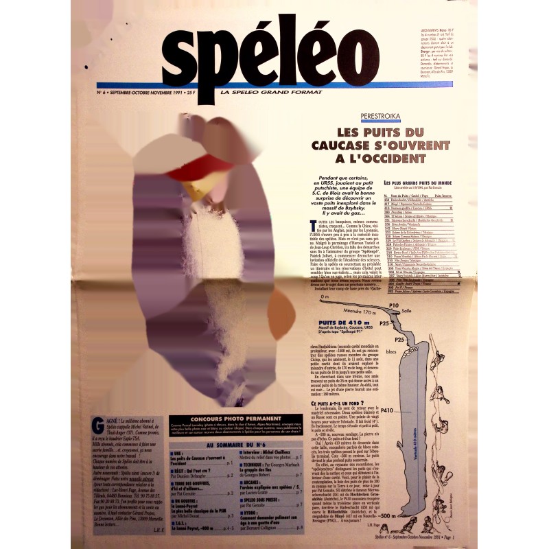 Spéléo magazine N° 6 Septembre-novembre 1991