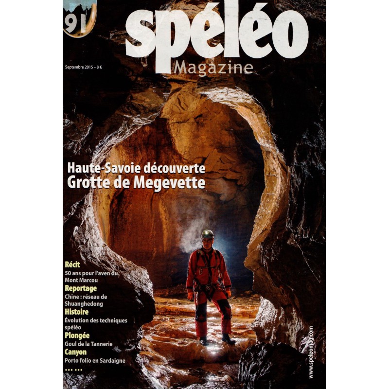 spéléo Magazine n° 91 sept. 2015